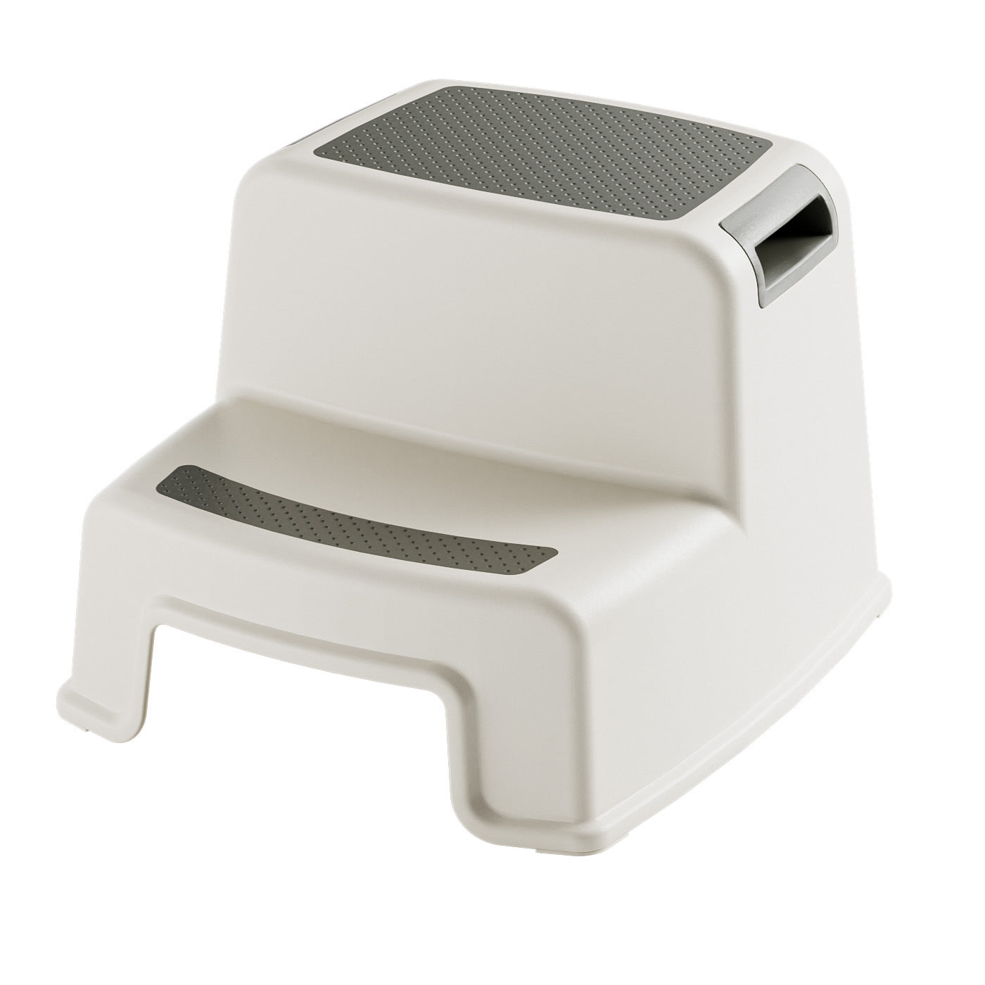 Scaunel înălțător copii în două trepte multifunctional pentru toaletă , baie și bucătărie, Taburet, Scară, Space Gray