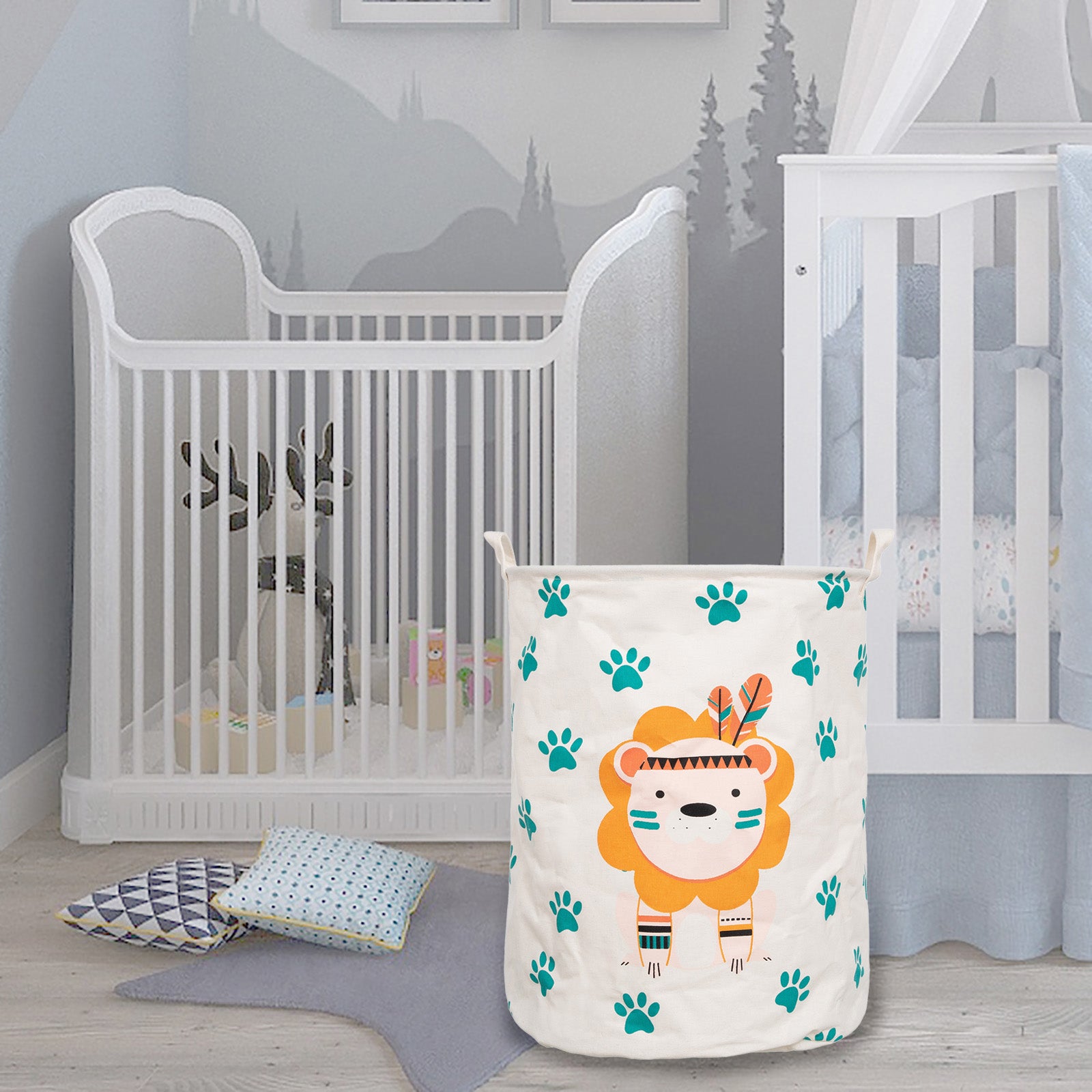 Cos pliabil pentru depozitare jucarii sau haine, 50X40cm, 80 l, Leu