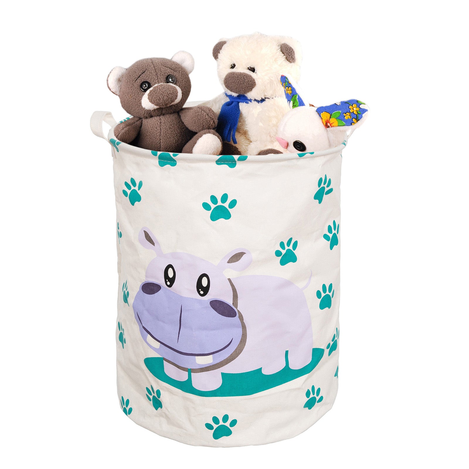 Cos pliabil pentru depozitare jucarii sau haine, DARO®, 50X40cm, 80 l,Hippo