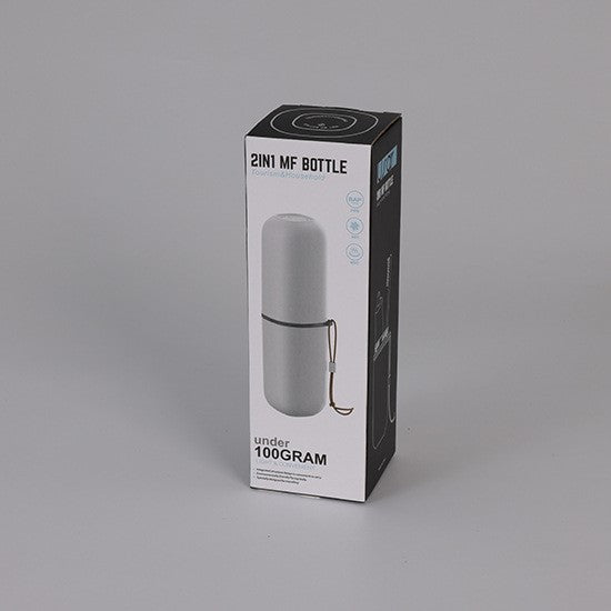 Cutie protectie si transport pentru periuta si pasta de dinti, etui voiaj, organizator portabil, Maro