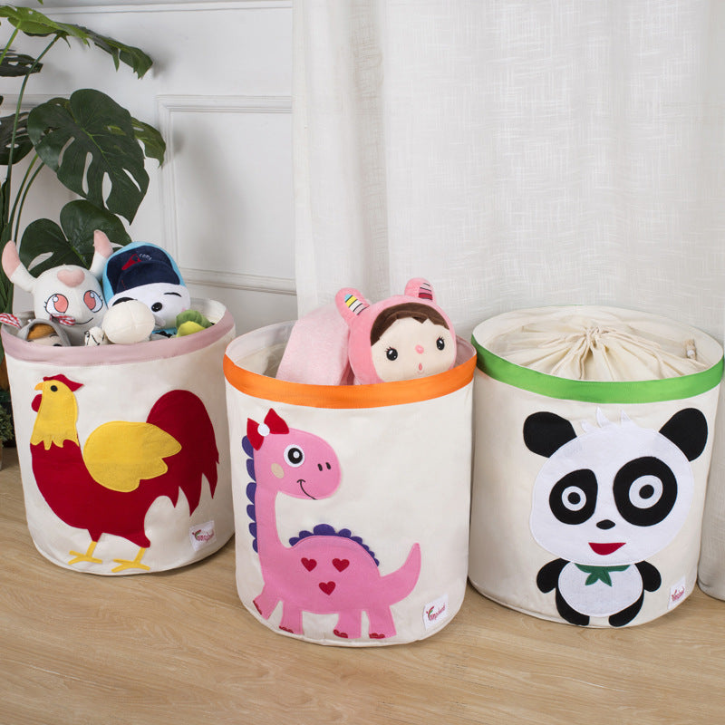 Cos pliabil cu capac pentru depozitare jucarii sau haine, 43.5X46cm, 65 l, Cocos BEE FELT