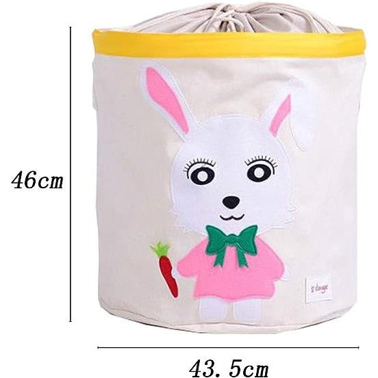 Cos pliabil cu capac pentru depozitare jucarii sau haine, 43.5X46cm, 65 l, Iepure BEE FELT