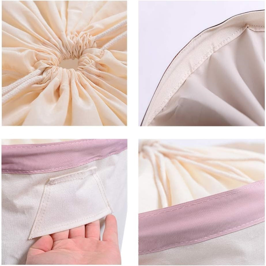 Cos pliabil cu capac pentru depozitare jucarii sau haine, DARO®, 43.5X46cm, 65 l, Vulpe BEE FELT