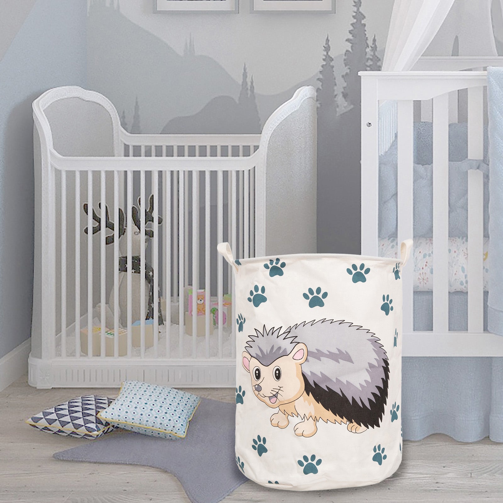 Cos pliabil pentru depozitare jucarii sau haine,50X40cm, 80 l, Arici BEE FELT