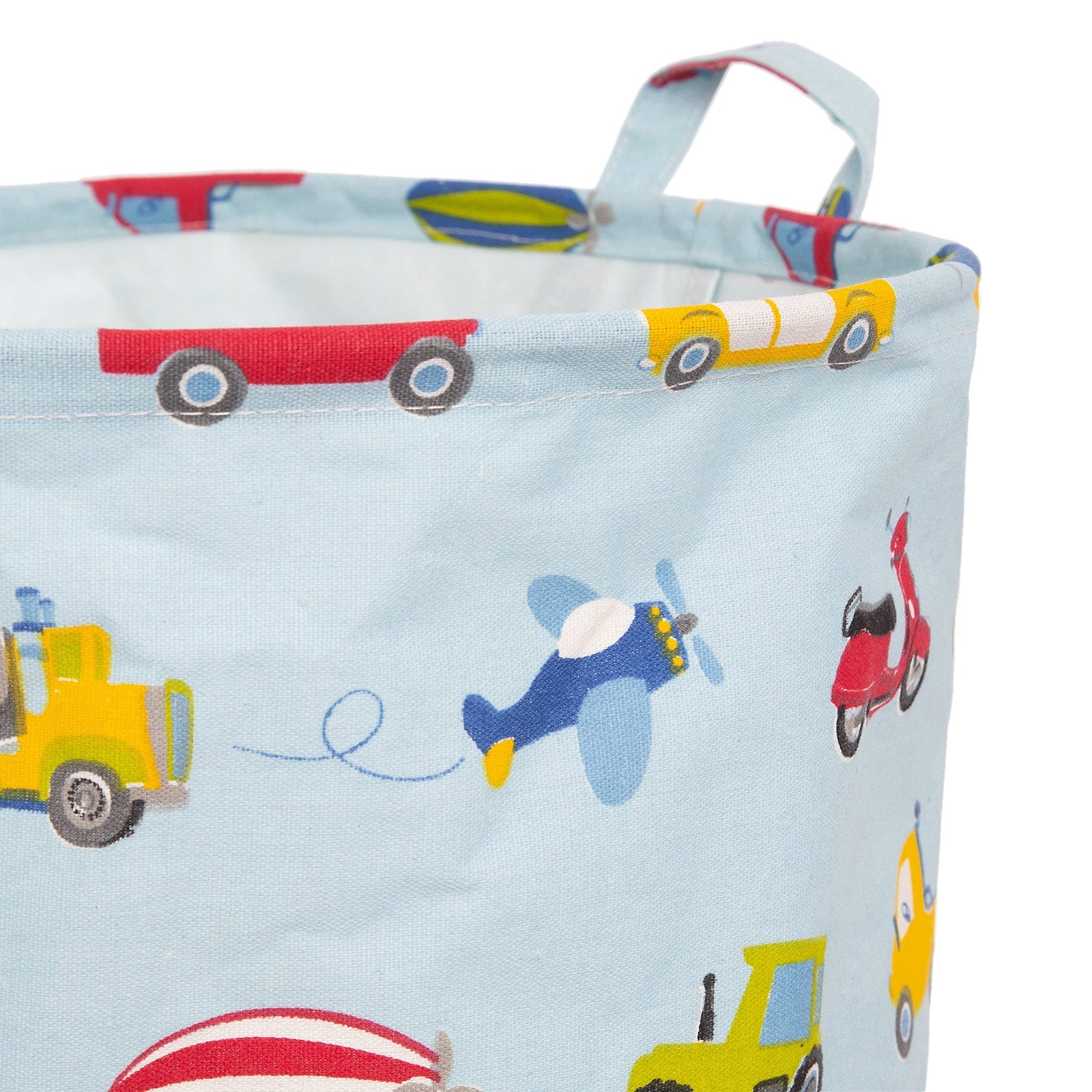 Cos pliabil pentru depozitare jucarii sau haine,50X40cm, 80 l, Masinute BEE FELT