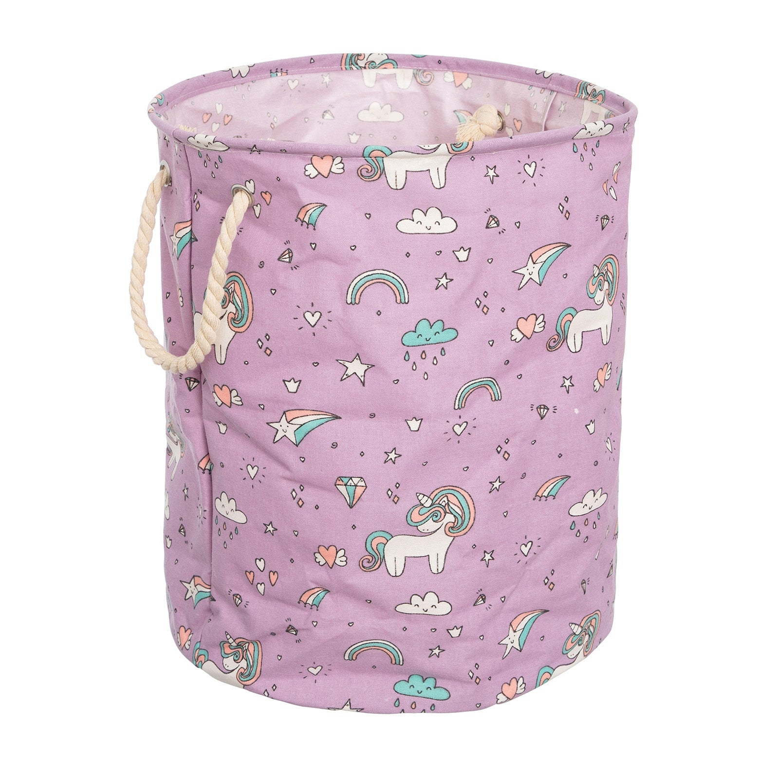 Cos pliabil pentru depozitare jucarii sau haine, 50X40cm, 80 l, Unicorn BEE FELT