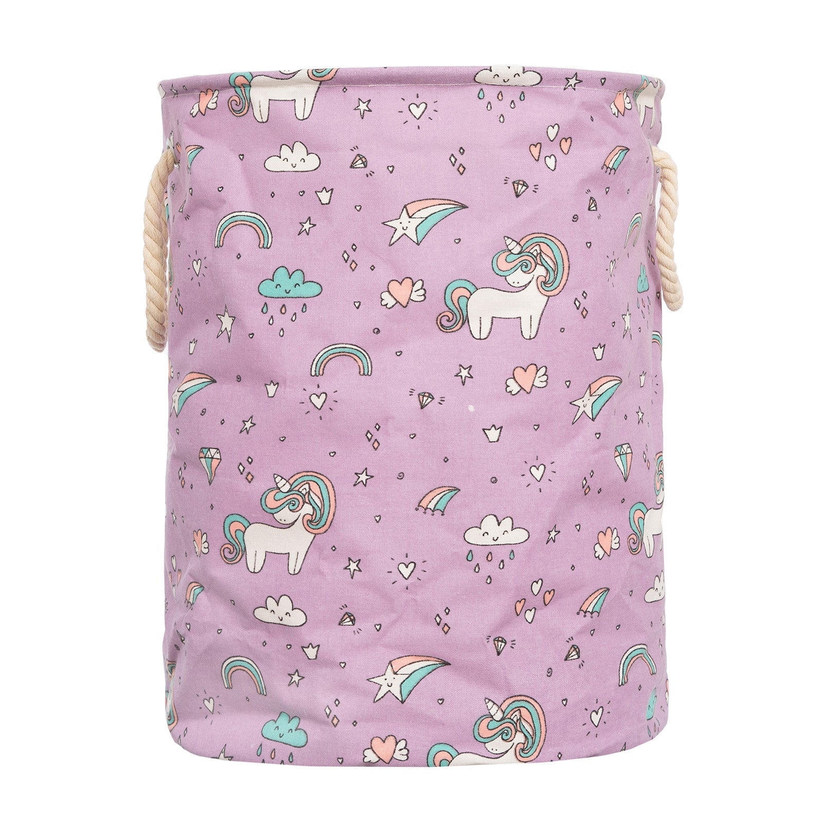 Cos pliabil pentru depozitare jucarii sau haine, 50X40cm, 80 l, Unicorn BEE FELT