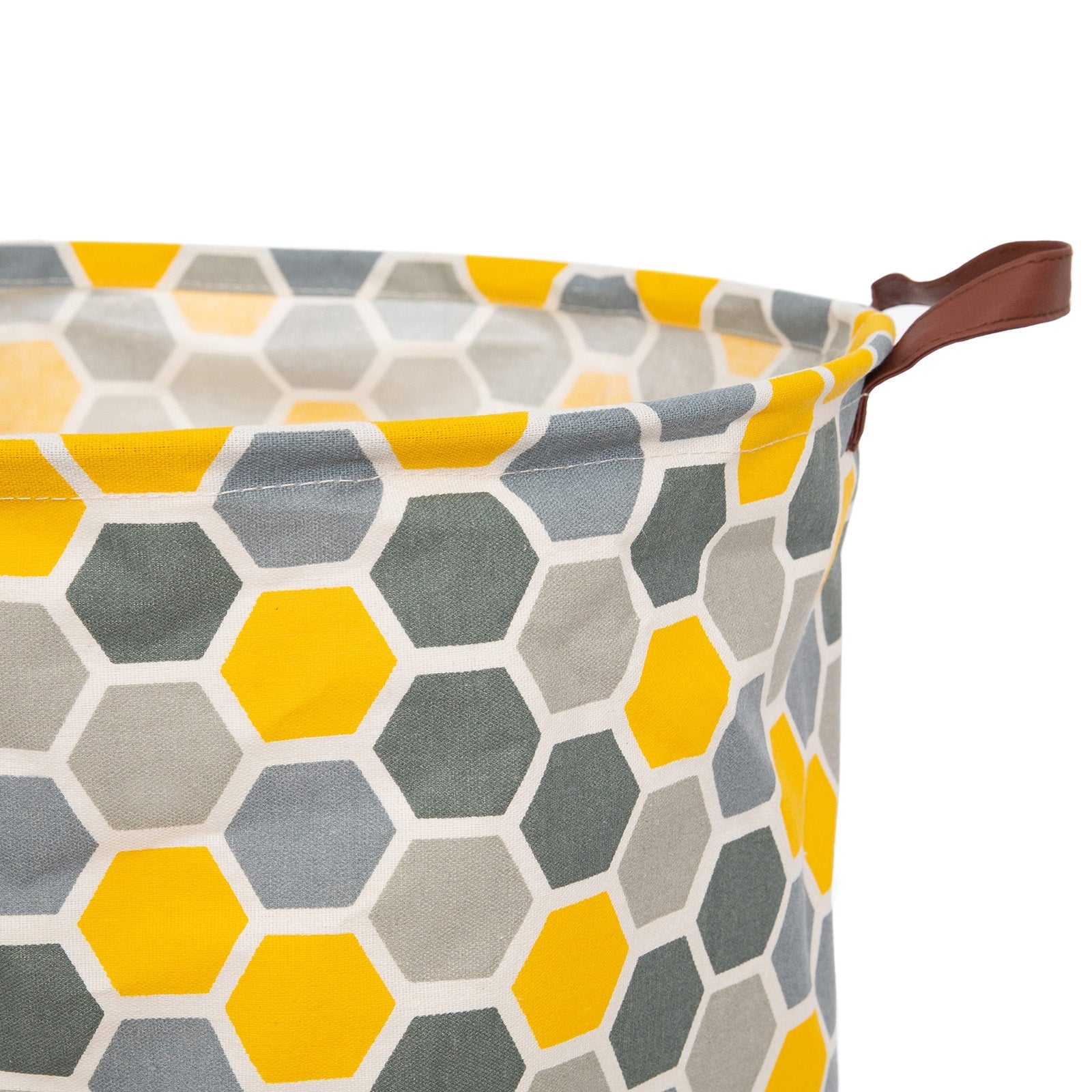 Cos pliabil pentru depozitare jucarii sau haine, 50x40 cm,80 l, hexagon BEE FELT