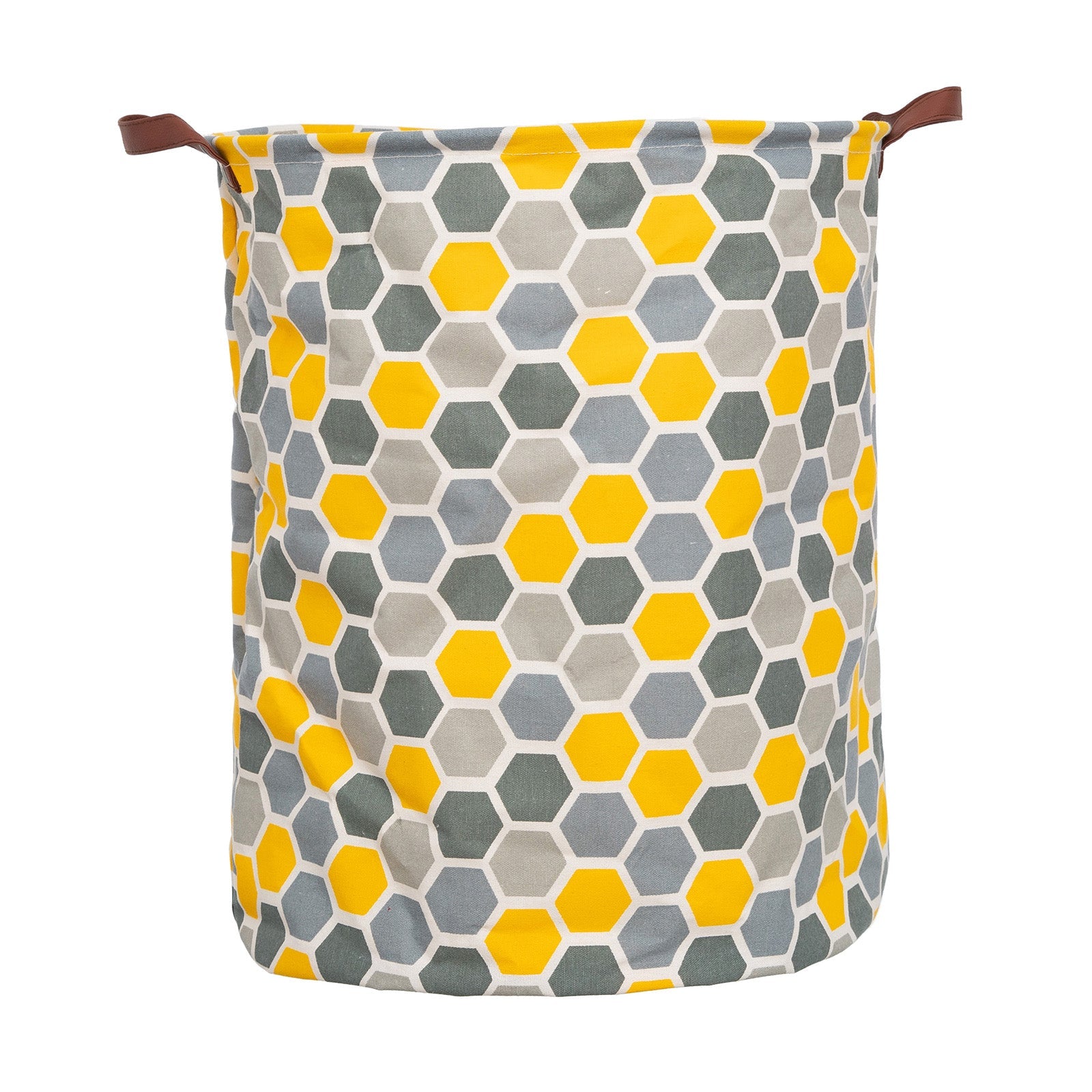 Cos pliabil pentru depozitare jucarii sau haine, 50x40 cm,80 l, hexagon BEE FELT