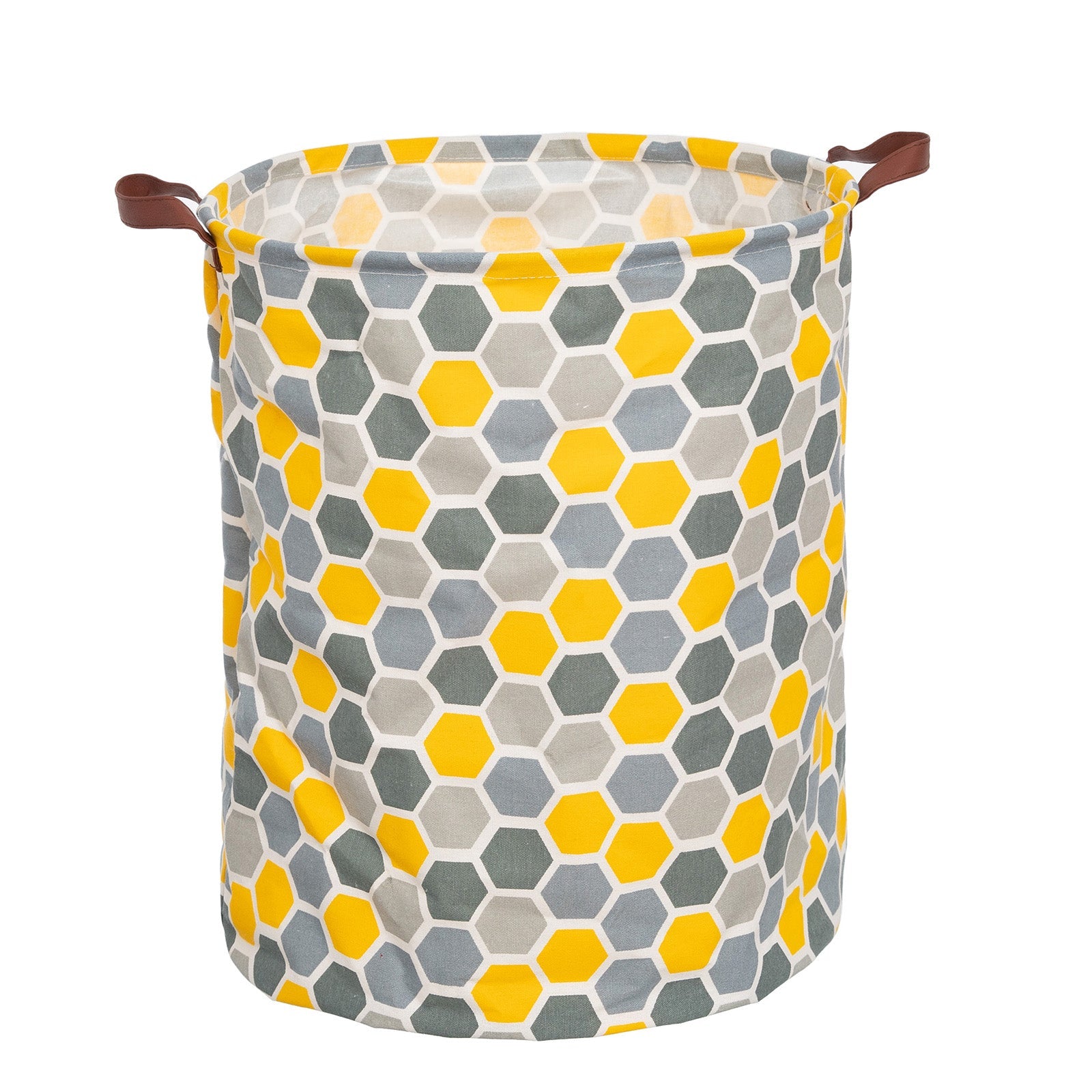 Cos pliabil pentru depozitare jucarii sau haine, 50x40 cm,80 l, hexagon BEE FELT