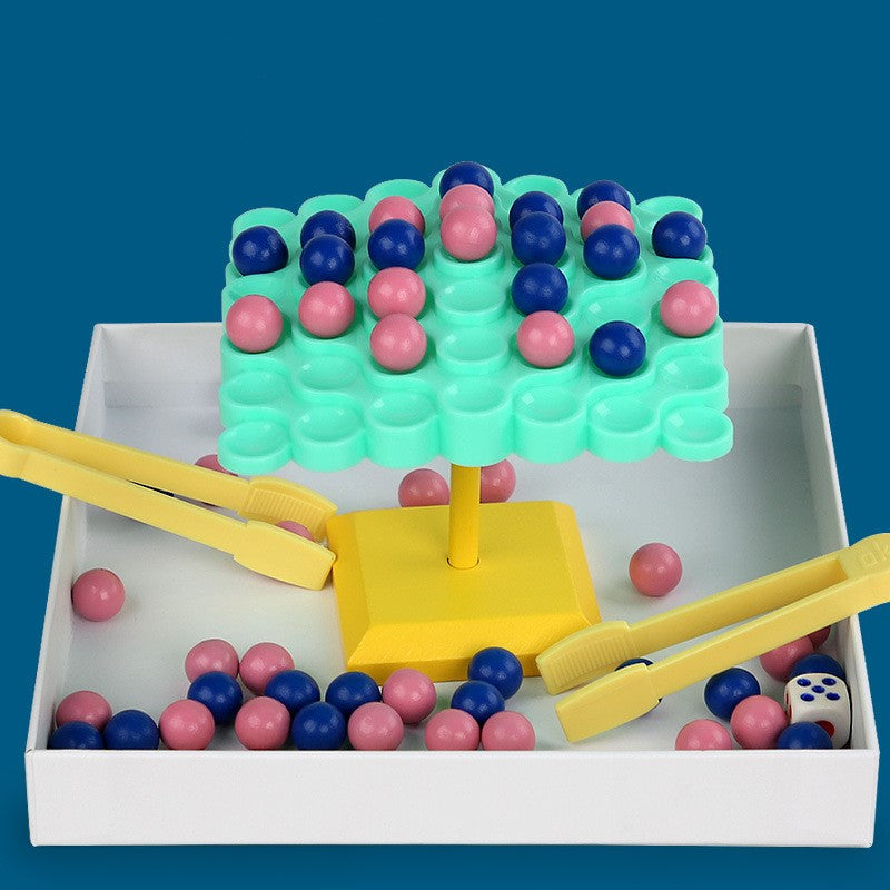 Joc educativ de mentinere a echilibrului pentru copii, model copacel BEE FELT