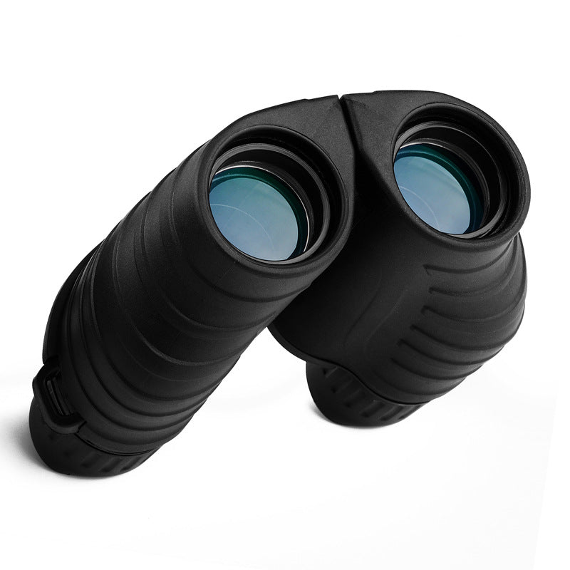 Binoclu pentru copii si adulti 10x25, Lentile Premium , Vedere Nocturna, Rezistent La Apa, Putere Mare De Focalizare Pentru Observarea Pasarilor, Vanatoare, Calatorii, Turism, Negru