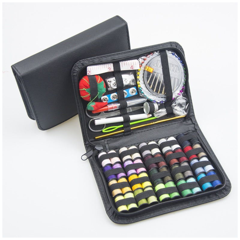 Set de cusut 129 piese, negru