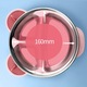 Bol termic copii, inox, autoderapant, compartimentat, roz