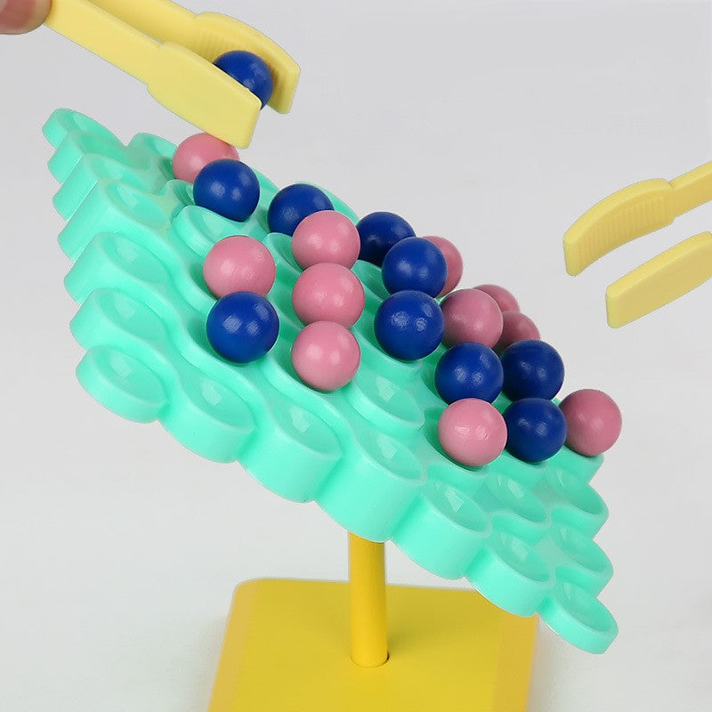 Joc educativ de mentinere a echilibrului pentru copii, model copacel BEE FELT